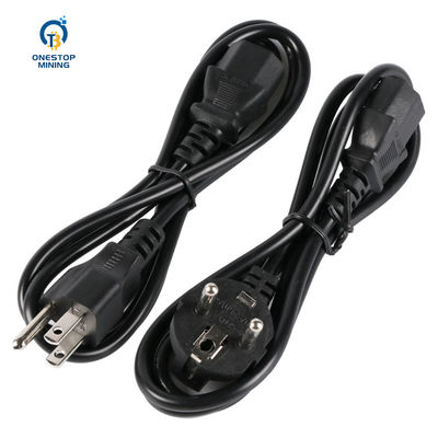 cavi dei cavi del gruppo di alimentazione di Parts del minatore di 1.5m 1.8m 2m Asic per il minatore di elettronica