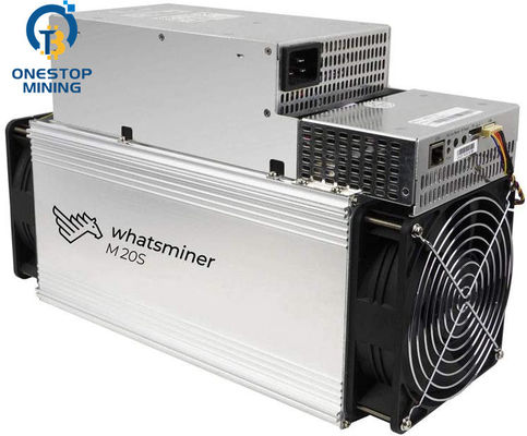 minatore estraente usato/nuovo di Whatsminer M20s sessantacinquesimo 48W Asic Btc in azione