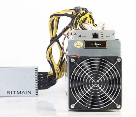 Minatore Scrypt Miner Asic di Antminer L3+ 504 Mh/S Litecoin Bitmain