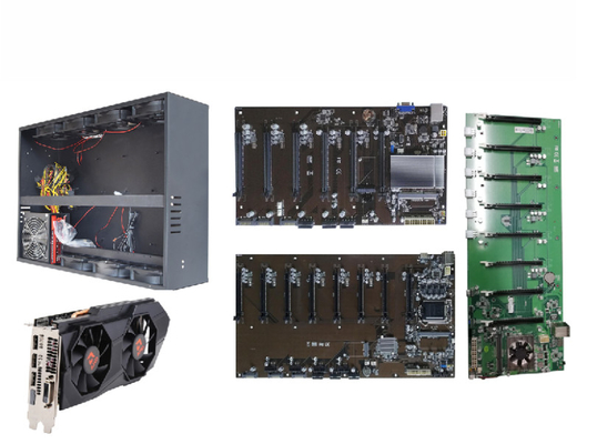 Minatore 1660 di Ethereum della carta grafica di gigabyte del Ti 6Gb di Gtx del minatore 8 di Gpus Asic Rig